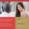 Webinar: Young Adult Expansion of Medi-Cal