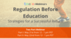 Webinar: Regulation Before Education- Strategies For a Successful Return