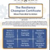 The Resilience Champion Certificate (August Cohort)
