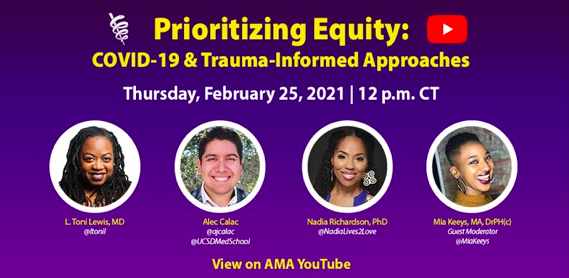 Prioritizing Equity: COVID-19 &amp; Trauma-Informed Approaches 2/22 12 N CT