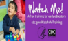 Free online training for Early Child Educators (English and Spanish): Watch Me! Celebrating Milestones and Sharing Concerns