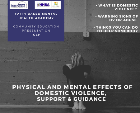 Physical and Mental Effects of Domestic Violence, Support &amp; Guidance (English &amp; Spanish) (Faith Based Mental Health Academy)