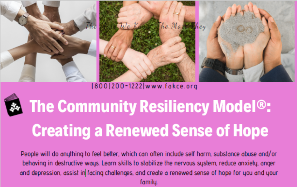 The Community Resilience Model: Creating a Renewed Sense of Hope (El Cajon, CA)