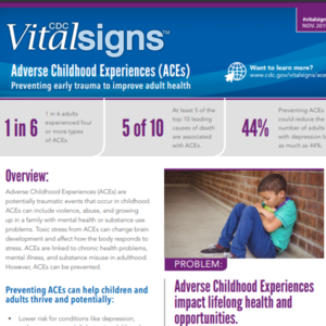 CDC Vital Signs ACEs (two-pager) Nov 2019