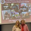 IMG_0041: Judge Lynne Tepper and Dr. Mimi Graham, friends and colleagues in the work to prevent adverse childhood experiences by advancing the acceptance and spread of "baby courts."