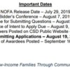 CA funding cover due dates