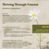 Thriving through trauma flyer