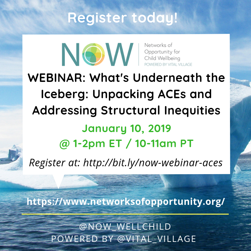 WEBINAR: What's Underneath the Iceberg: Unpacking ACEs and Addressing Structural Inequities