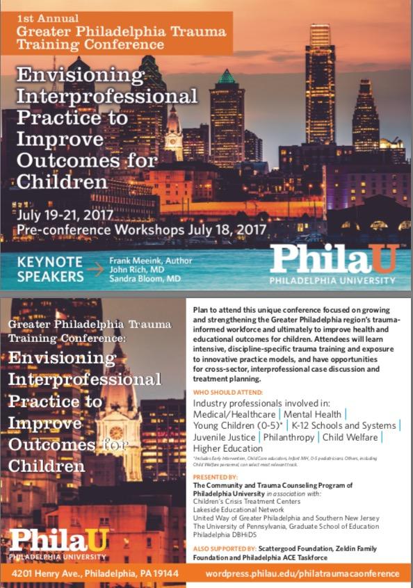 First Annual Greater Philadelphia Trauma Training Conference
