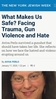 What makes us safe: Facing trauma, gun violence, and hatred