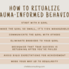 How to Ritualize Trauma-Informed Behaviors