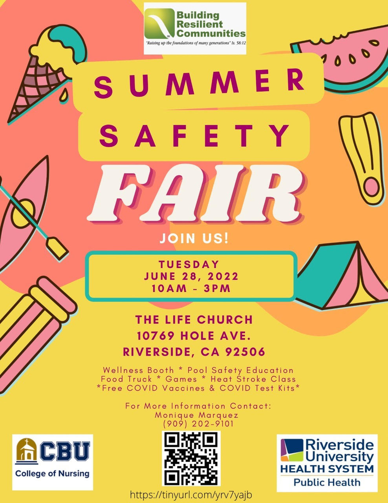 Join Us! Summer Safety Fair