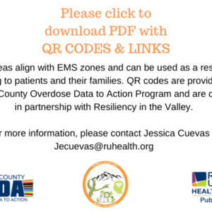 (2) Riverside County Resources - QR Codes