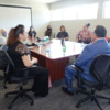 Assemblymember Ramos in conference room w_students and staff 8.5.22
