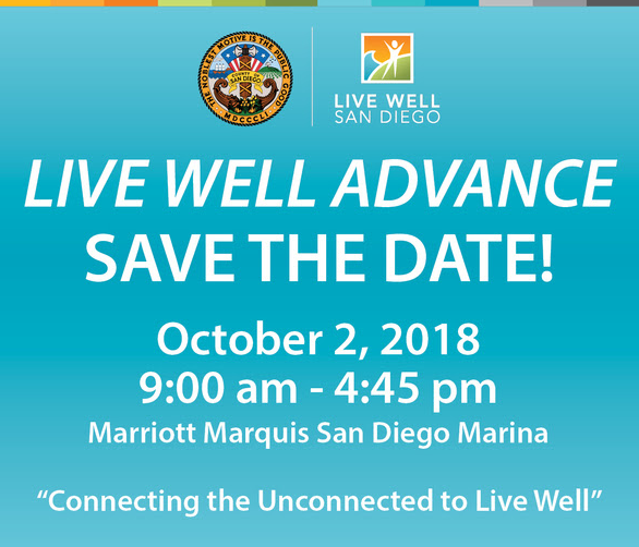 "Connecting the Unconnected to Live Well" ~ Save the Date!