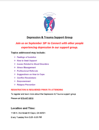 Depression and Trauma Support Group