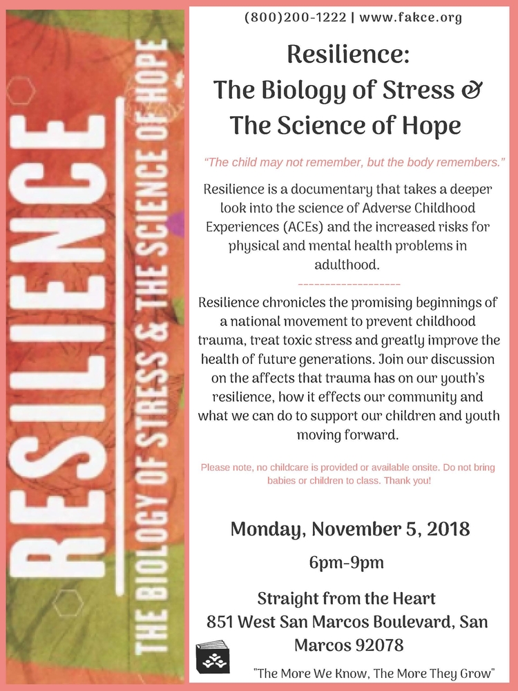 Resilience: The Biology of Stress &amp; The Science of Hope