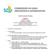 Youth Committee - Commission on Gang Prevention and Intervention