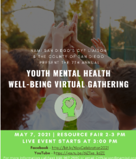 Youth Mental Health Well-Being Virtual Gathering (NAMI SD)