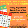 Chamteela - Our Language (Family Bingo Night)