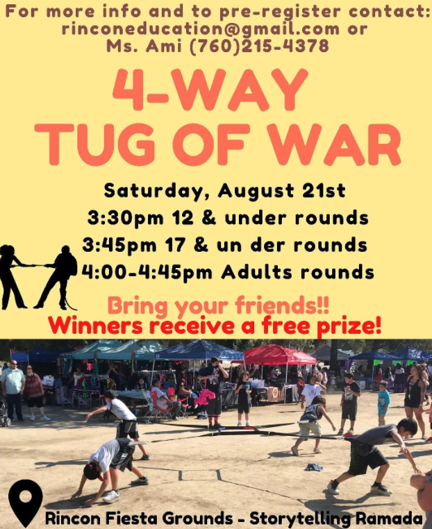 Rincon Fiesta: 4-Way Tug of War