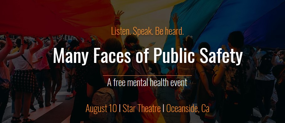 "The Many Faces of Public Safety" Free Mental Health Event