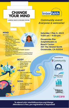 2nd Annual "Change Your Mind" Mental Health Festival (Interfaith Community Services)