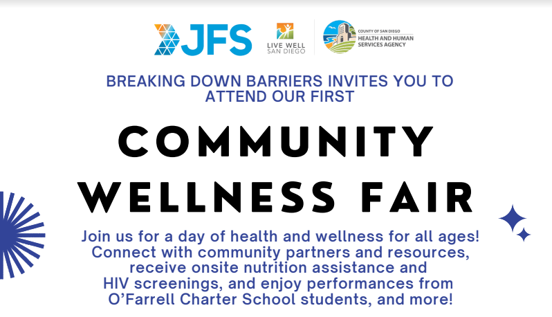 Community Wellness Event (Breaking Down Barriers: Jewish Family Service San Diego)