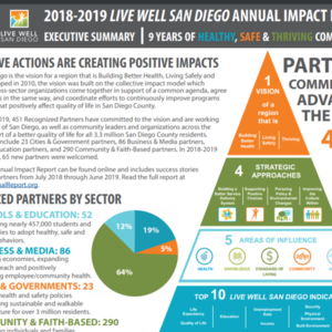 Live Well San Diego Annual Impact Report 2018-2019 (4-pages)