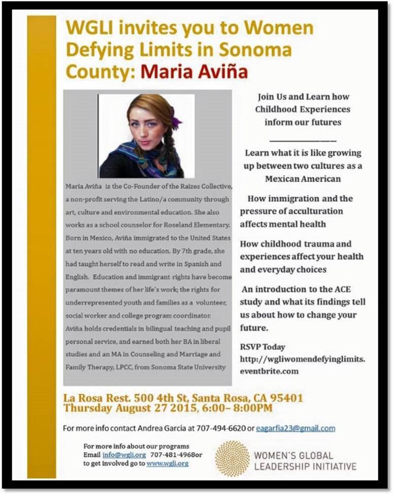 Women Defying Limits in Sonoma County: Maria Avina