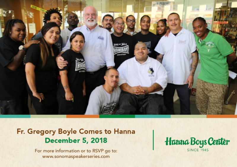 Guest speaker: Father Gregory Boyle, founder of Homeboy Industries in Los Angeles