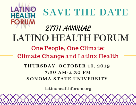 Save the Date: One People, One Climate: Climate Change and Latinx Health