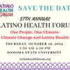 Save the Date: One People, One Climate: Climate Change and Latinx Health