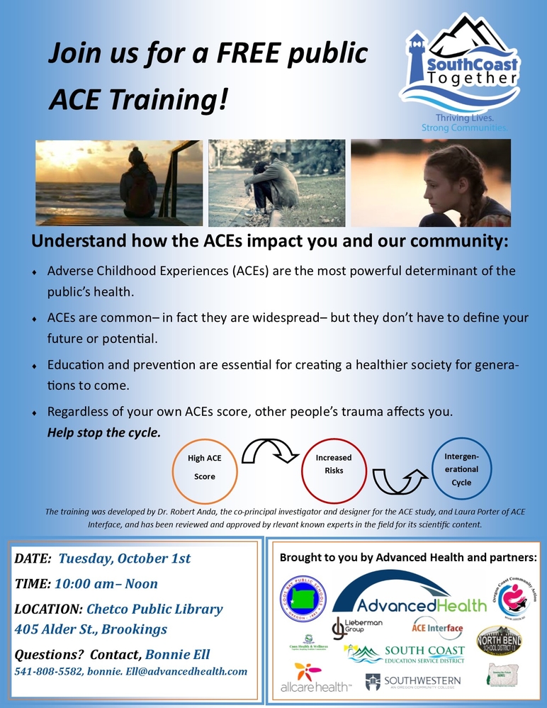 Brookings- FREE Public ACE Training
