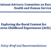 Exploring the Rural Context for ACEs (HHSA Policy Brief - August 2018)