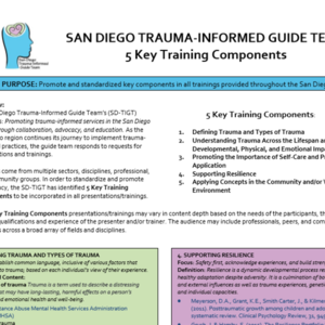 SD-TIGT 5 Key Trauma-Informed Training Components .pdf