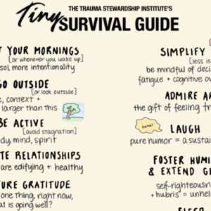 Trauma Stewardship Tiny Survival Guide