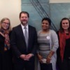 Councilmember Grosso mets with Trauma Informed DC Initiative: Right to left—Kristal Wortham, Leah Harris, Rachelle Jackson, David Grosso, Elizabeth Prewitt and Michelle Jackson