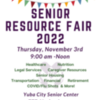 Resource Fair flyer 2022